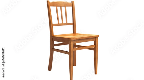 Fototapeta Dinning chair on transparent background
