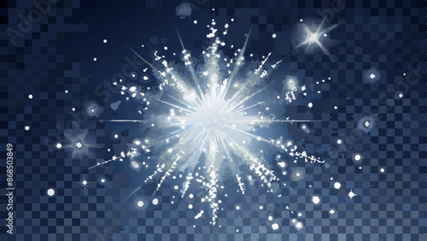Fototapeta white-sparks-glitter-special-light-effect--vector- (2)