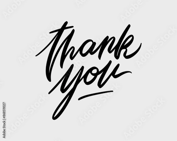 Obraz Heartfelt Gratitude Expressed in Hand-drawn Cards