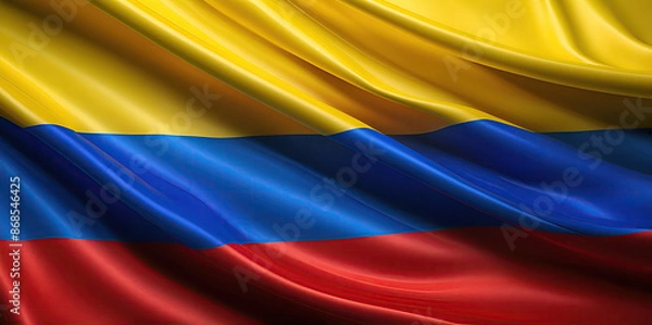 Obraz Colombian Flag for national Day or Independence Day of colombia