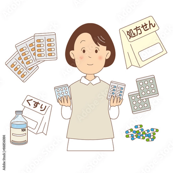 Obraz 色々な薬／処方箋