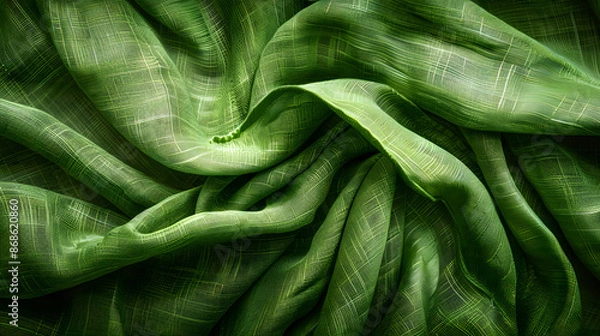 Fototapeta Colored fabric close up