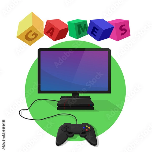 Fototapeta Video games