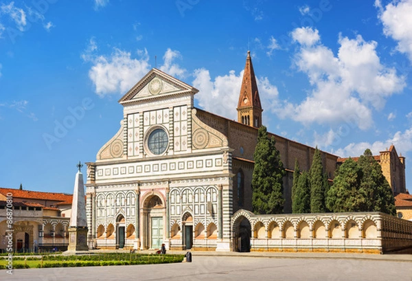 Obraz Kościół Santa Maria Novella. Florencja, Włochy