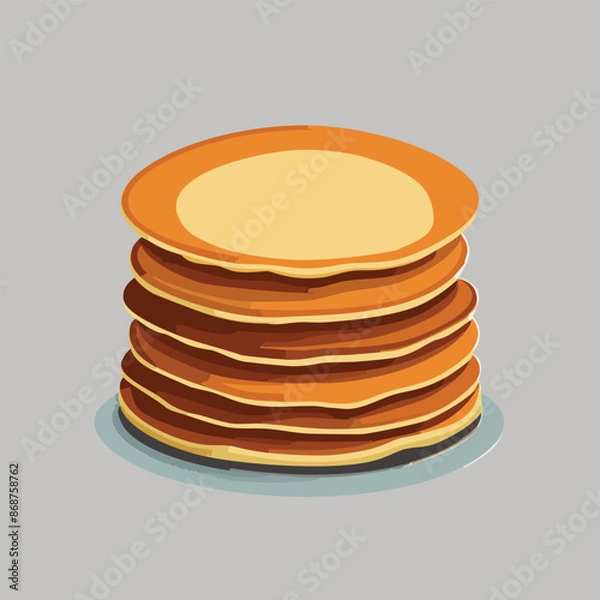 Fototapeta Vector illustration of Pancakes