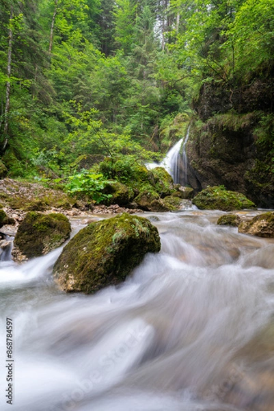 Obraz Allgäu Wasserfall Steigbachtobel