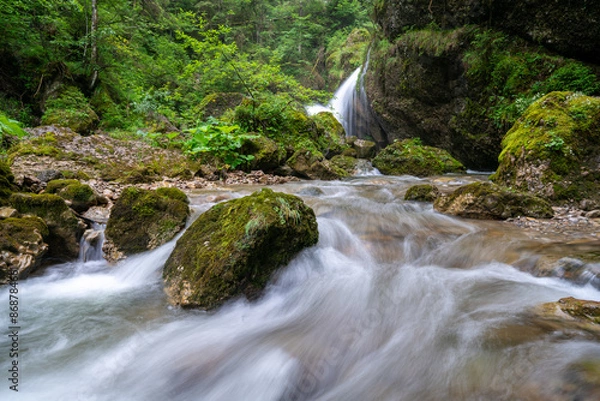 Obraz Allgäu Wasserfall Steigbachtobel