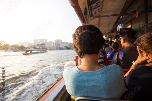 Obraz Thai river express boat..