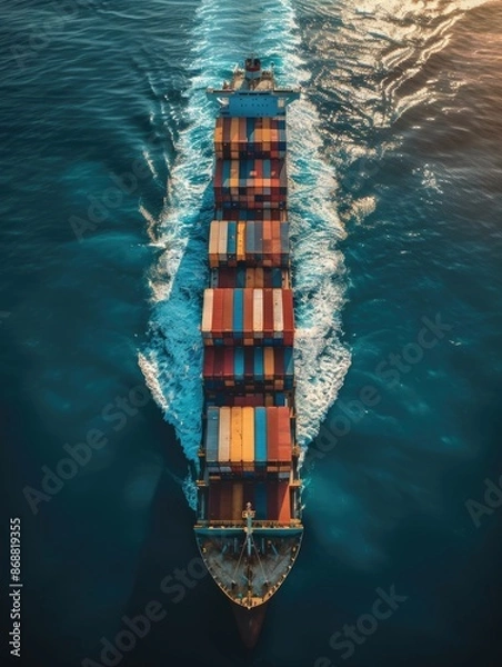 Obraz Container Ship at Sea