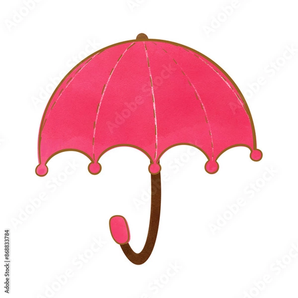Fototapeta Umbrella red