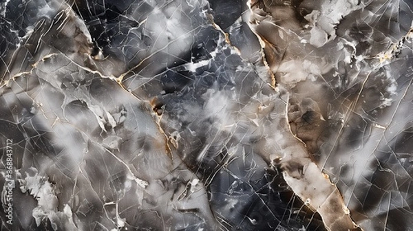 Fototapeta Marble-textured background with subtle veins and a polished finish, perfect for an elegant touch.