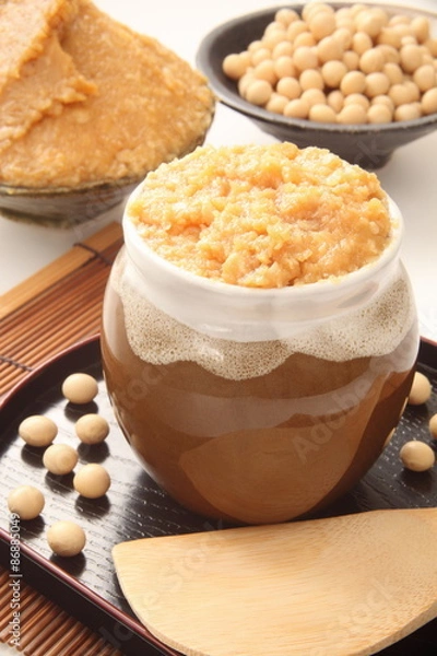 Fototapeta 味噌　大豆
