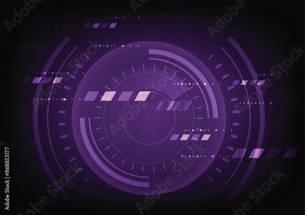 Fototapeta Abstract technology background Hi-tech communication concept innovation background vector illustration