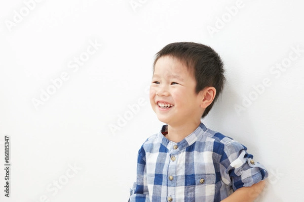 Fototapeta 笑顔の男の子