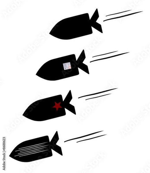 Fototapeta Vector Grafic Comic Rockets