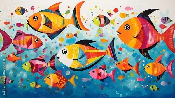 Obraz graffiti on wall