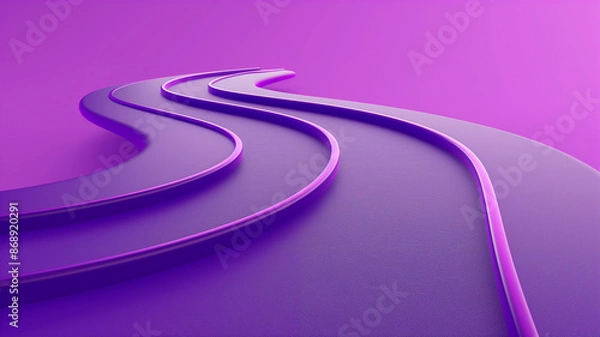 Fototapeta road with lines