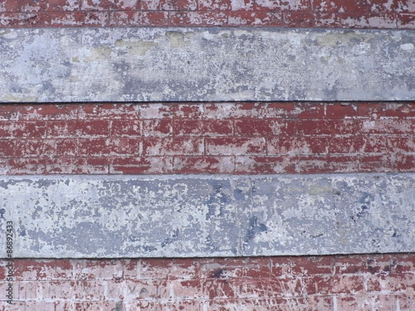 Fototapeta peeling brick wall