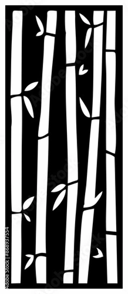 Fototapeta Vector Laser Cutting Motifs Partition