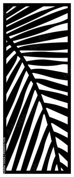 Fototapeta Vector Laser Cutting Motifs Partition