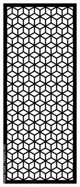 Fototapeta Vector Laser Cutting Motifs Partition