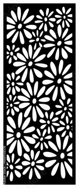 Fototapeta Vector Laser Cutting Motifs Partition