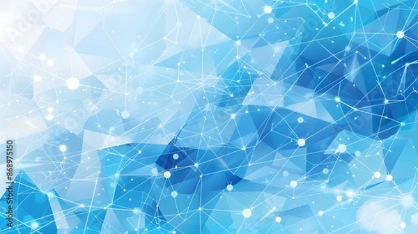 Fototapeta blue plexus background