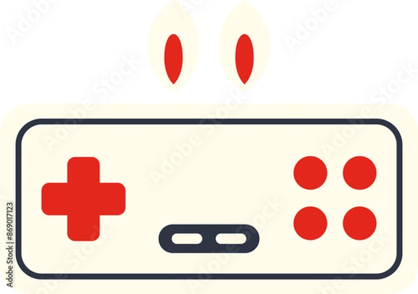 Fototapeta Joystick Game Logo Element