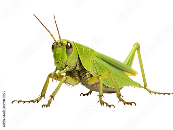 Fototapeta a close up of a grasshopper