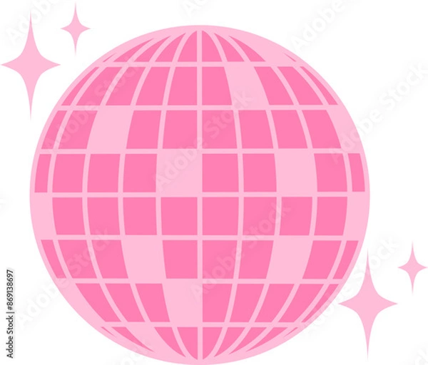 Obraz Disco Ball Graphic Illustration