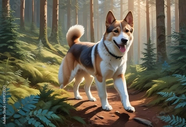 Obraz Norwegian Lundehund (26)