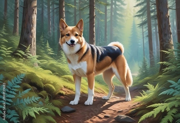 Obraz Norwegian Lundehund (34)