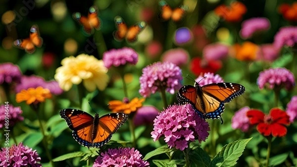 Obraz butterfly on a flower