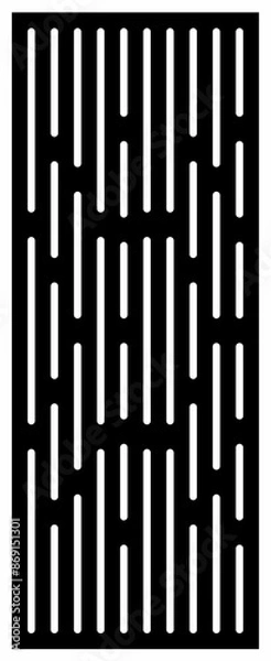 Fototapeta vector laser cutting partition, fence and facade motifs