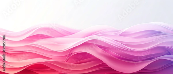 Fototapeta Soft textures, gentle fabric patterns, flat design illustration