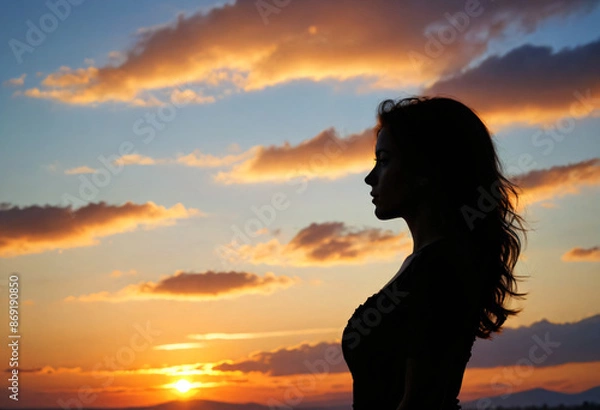 Obraz Women's silhouette