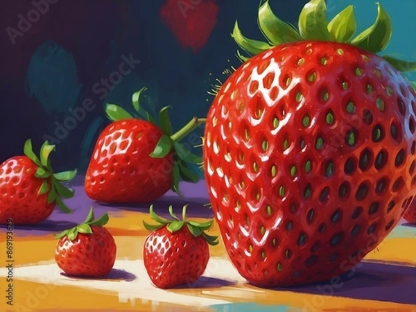 Fototapeta strawberries
(Generative AI)