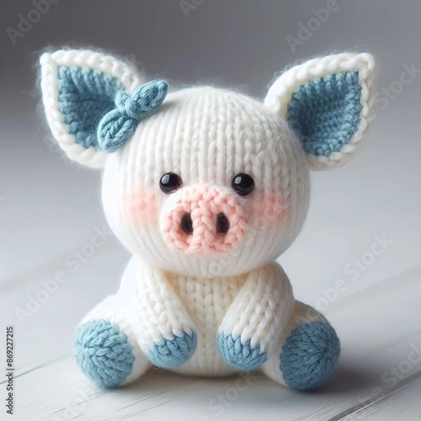 Obraz Pig crochet