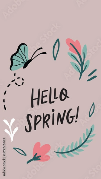 Obraz Phone Cover : Hello Spring 