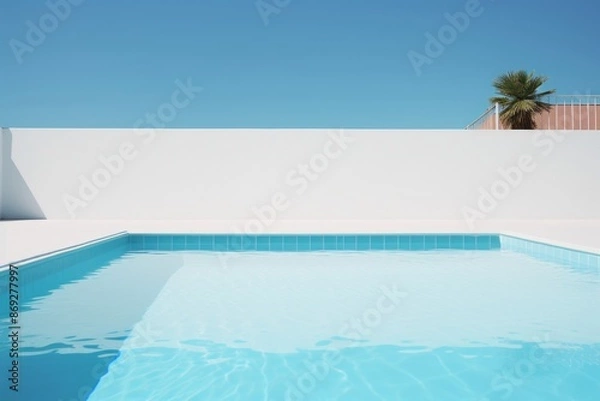 Obraz Outdoors summer pool swimming pool. 