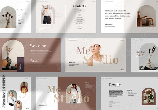 Obraz Media Kit Presentation Template