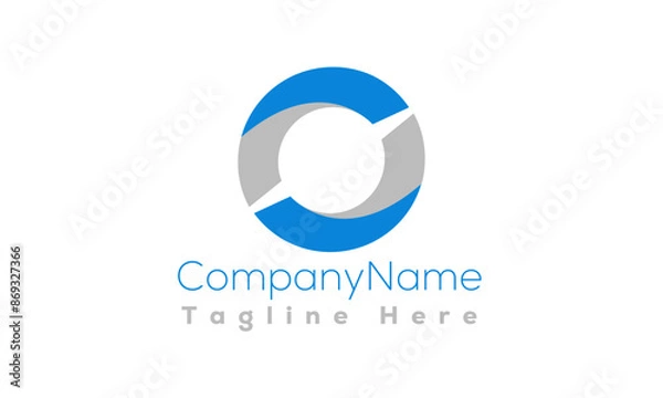 Obraz O letter logo template