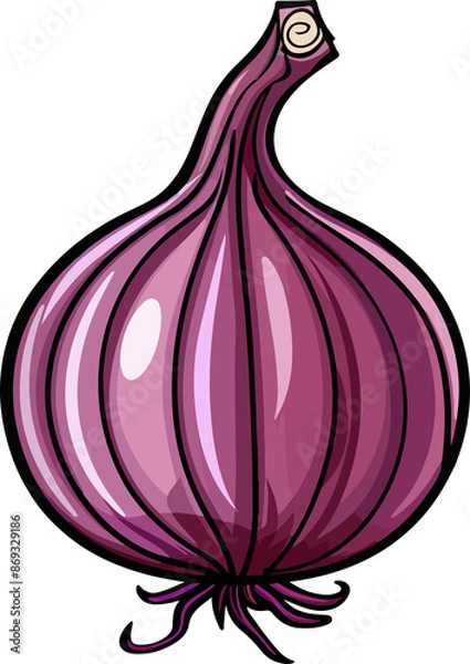 Obraz Onion clipart desing illustration