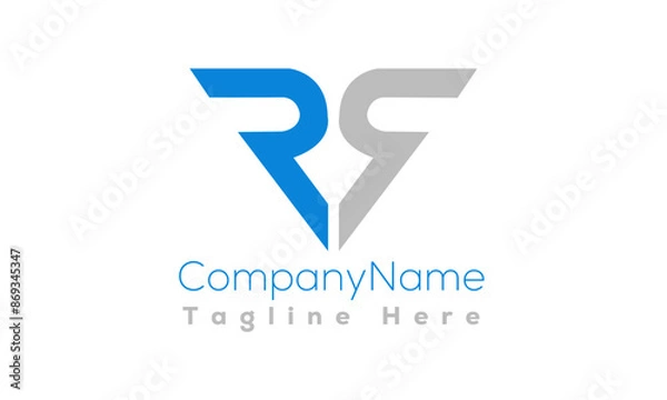 Obraz R letter logo template
