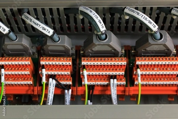Fototapeta Wire terminal