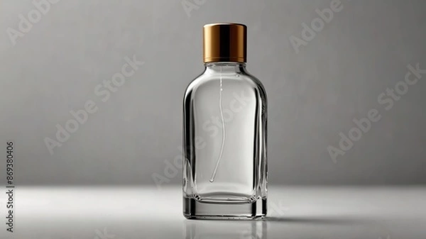 Fototapeta empty beauty bottle for_mock up material precise generate ai