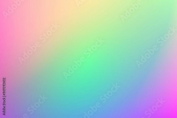 Fototapeta Rainbow colored background with blurred effect.