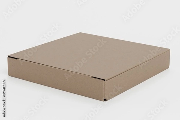Fototapeta Realistic 3D Render of Pizza Box