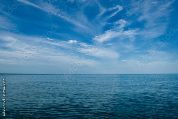 Obraz blue sky with clouds