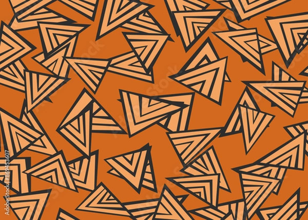 Obraz Abstract background with seamless irregular overlapping triangle lines pattern